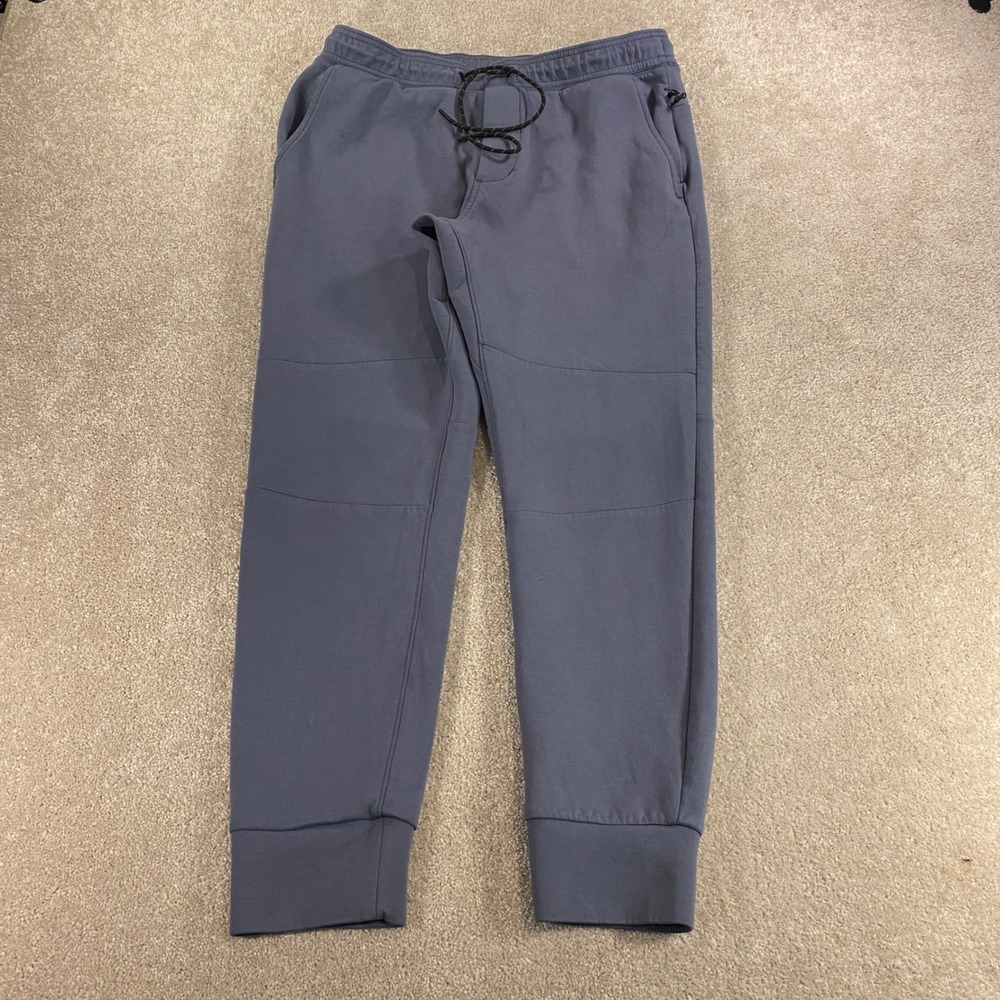 American Eagle Joggers Womens Medium Blue Tech Fleece Drawstring Sweatpants